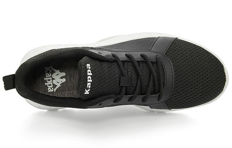 Kappa Slip Resistant, Abrasion Resistant, Breathable Low Top Running Shoes Unisex Black