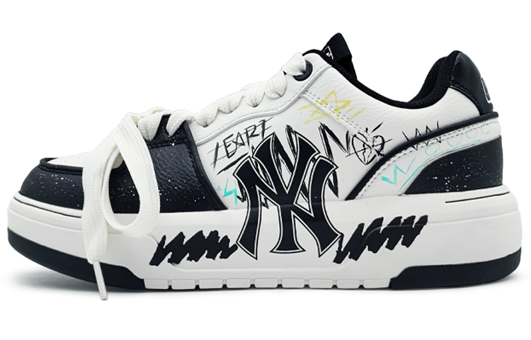 MLB Chunky Liner Low-Top Skateboard Shoes Unisex White