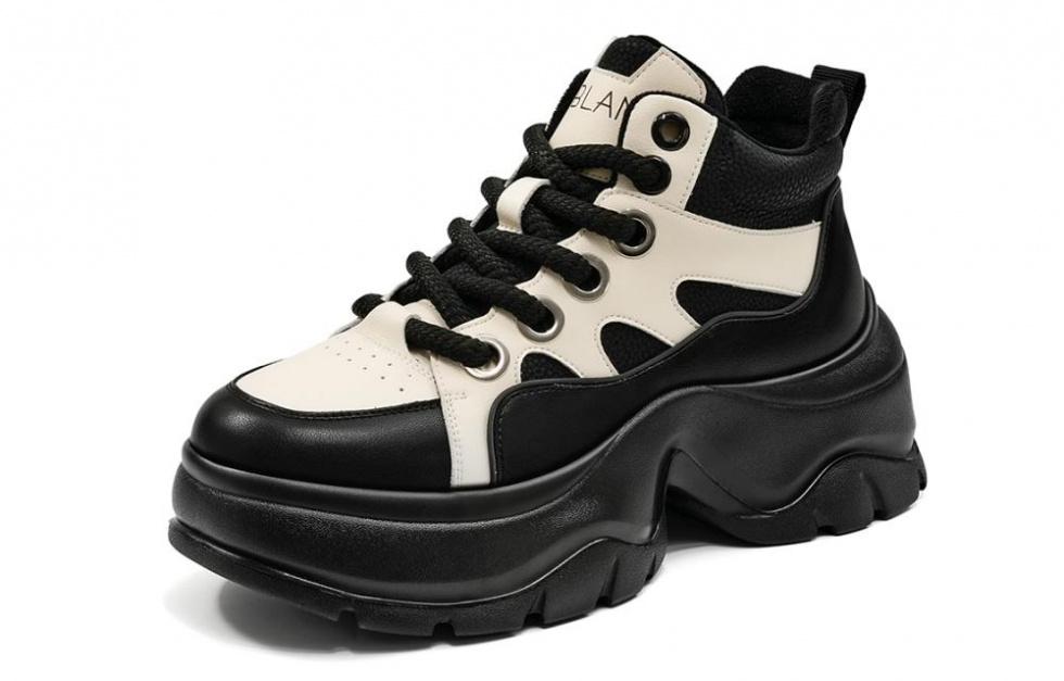 EBLAN Low-Top Chunky Sneakers Women's Black купить в интернет-магазине Yoocart с быстрой доставкой по России.