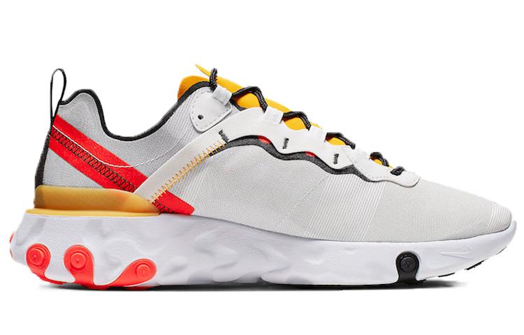 Nike React Element 55 White Black Crimson Gold купить в интернет-магазине Yoocart с быстрой доставкой по России.