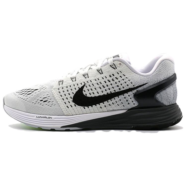 Nike LunarGlide 7 Non slip Lightweight Low Top Running Shoes Men's Gray