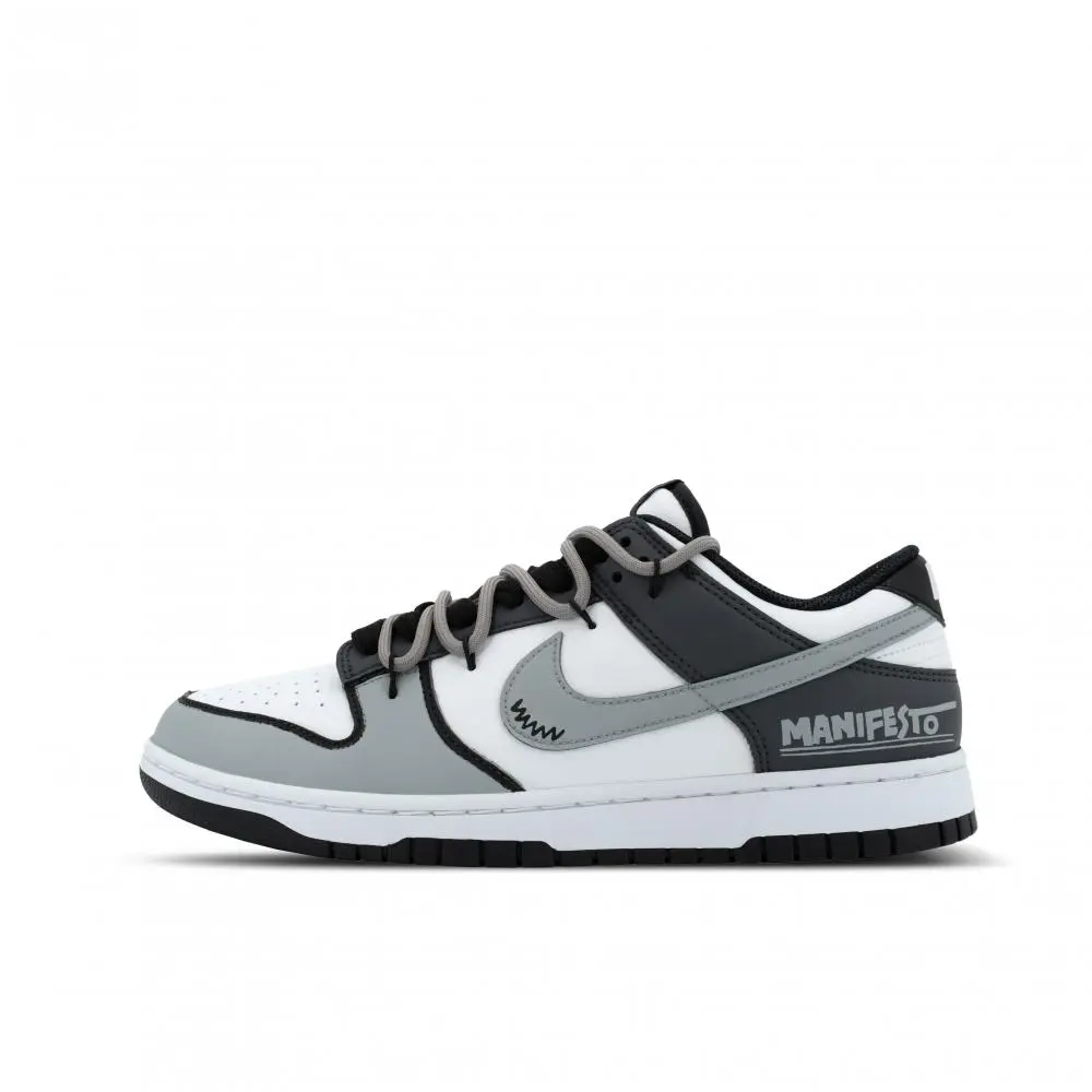 Nike Dunk Dull Gray Awake Low Top Skateboard Shoes Unisex Gray