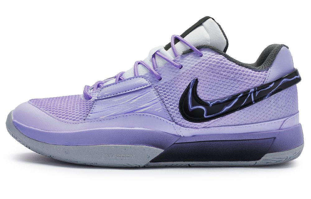 Nike Ja 1 Morant 1 811 Manufacturing Shock Absorbers Slip Resistant Low Top Basketball Shoes Men's Purple Black