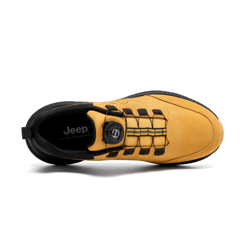 Jeep Mountaineering Hiking Shoes Men's Black Yellow купить в интернет-магазине Yoocart с быстрой доставкой по России.