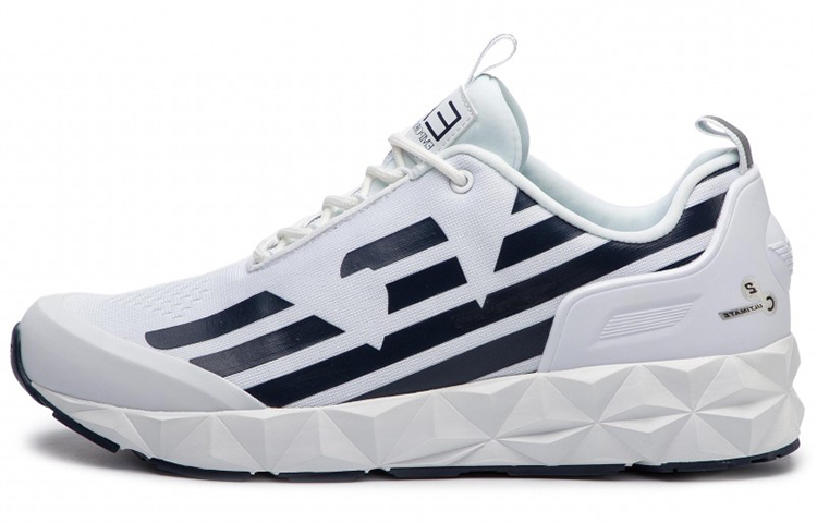 EMPORIO ARMANI Casual Shoes Unisex Low-Top White/Black