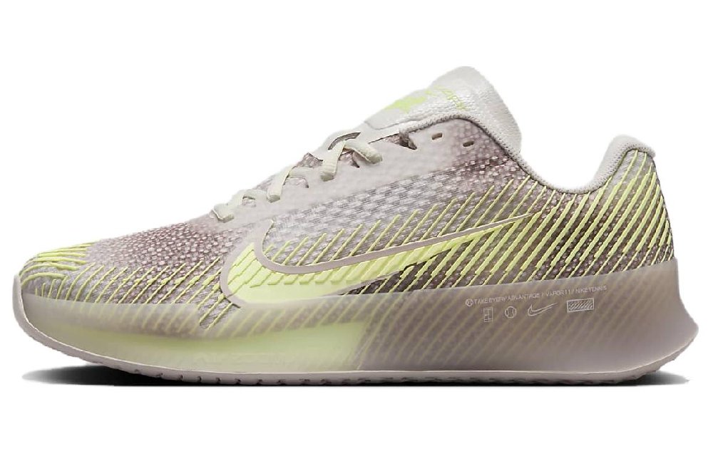 Nike Court Air Zoom Vapor 11 Premium Hc Phantom Platinum Violet Barely Volt Women's