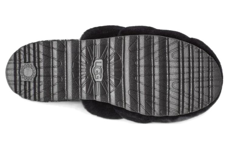 UGG Super Fluff Slipper Black Women's купить в интернет-магазине Yoocart с быстрой доставкой по России.