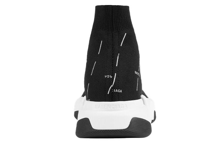 Balenciaga Speed 2.0 Black White Logo Women's купить в интернет-магазине Yoocart с быстрой доставкой по России.