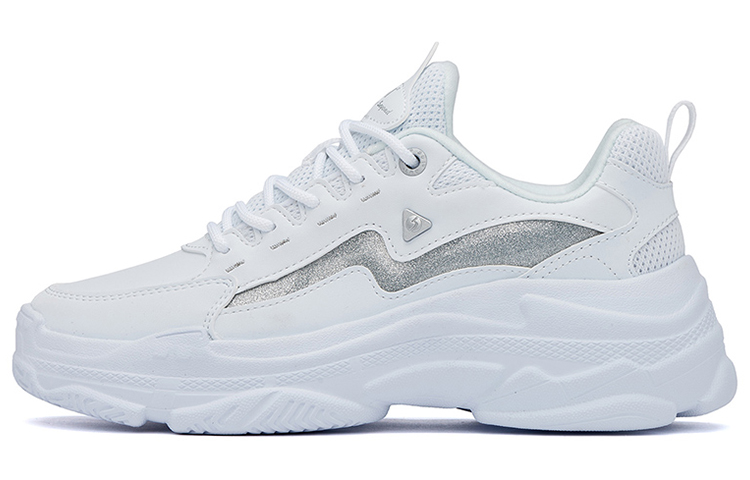 361° Slip Resistant Low top Chunky Sneakers Women's White Silver купить в интернет-магазине Yoocart с быстрой доставкой по России.