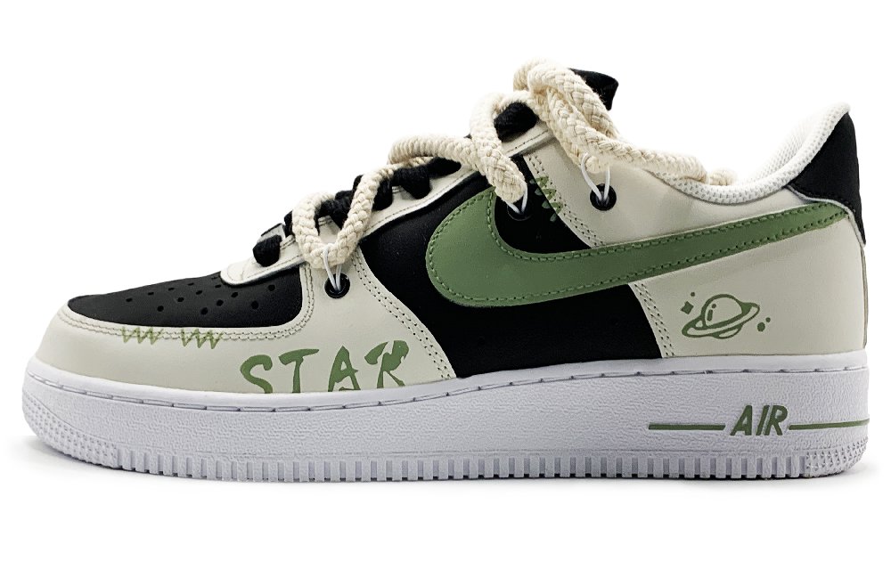 Nike Air Force 1 Slip-Resistant Coverage Low-Top Skateboard Shoes Unisex Green
