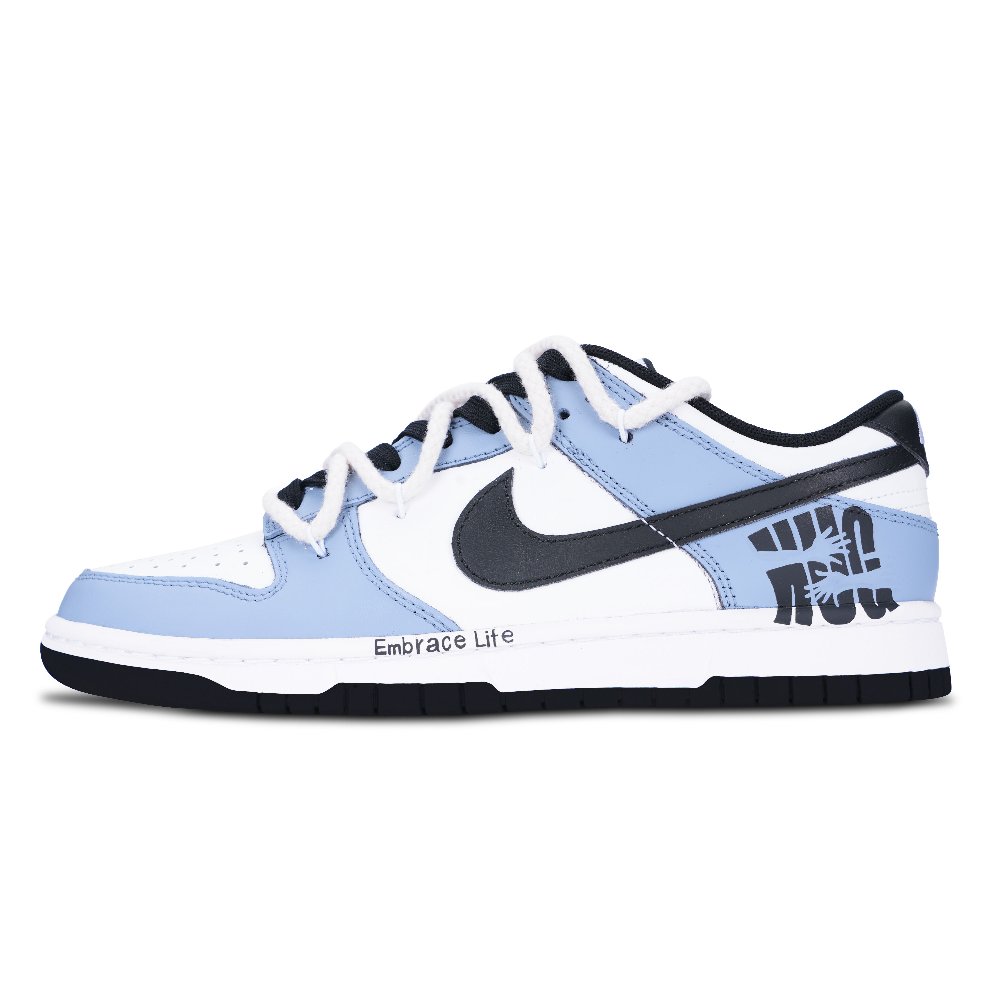 Nike Dunk Low Top Skateboard Shoes Men's Blue
