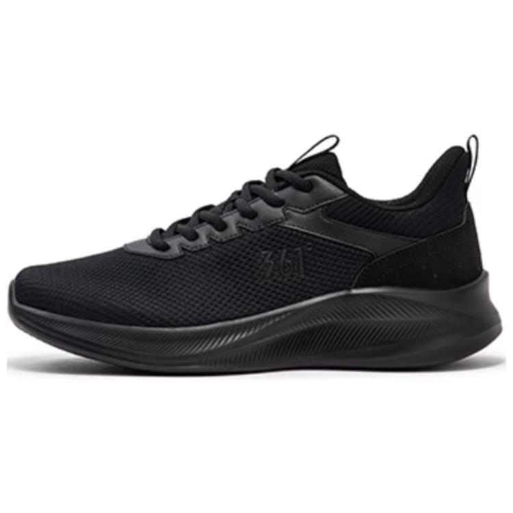 361° Anti Slip Wear Resistant Low Top Running Shoes Men's Obsidian Black