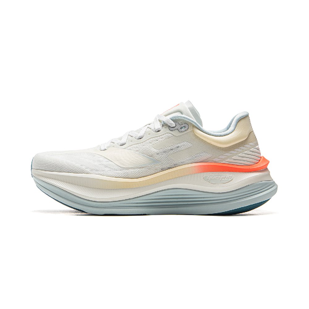 LiNing Yueying 5 Pro Shock Absorbers Rebound Low Top Sprint Running Shoes Women's Ivory