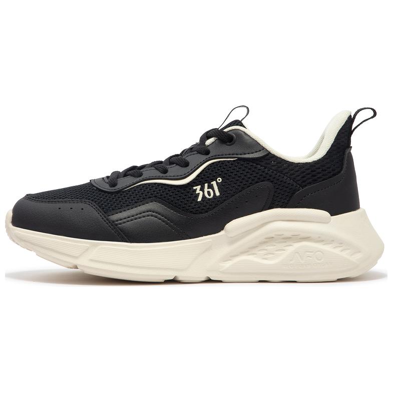361° Life Collection Anti-Slip Wear-Resistant Low-Top Casual Shoes Women's Black Beige