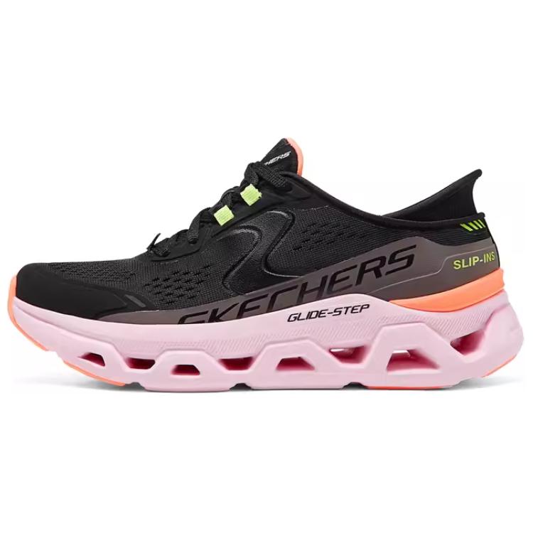 Skechers Glide Step Low Top Casual Shoes Women's Black