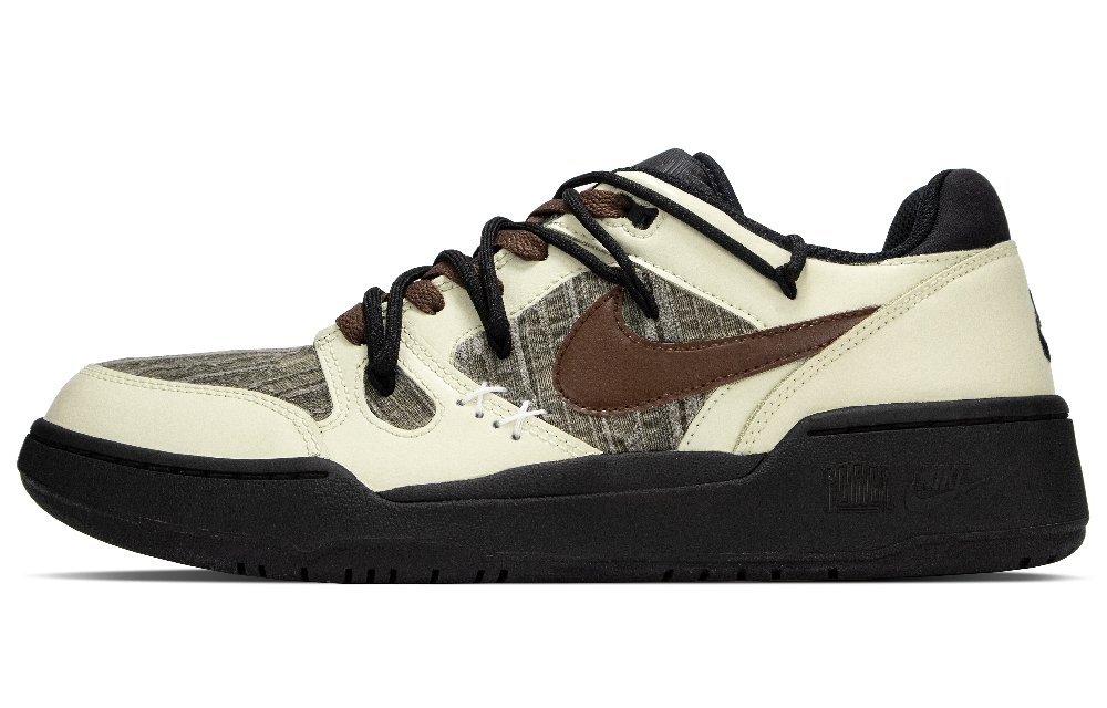 Nike Full Force Low-Top Skateboard Shoes Men's Black Brown