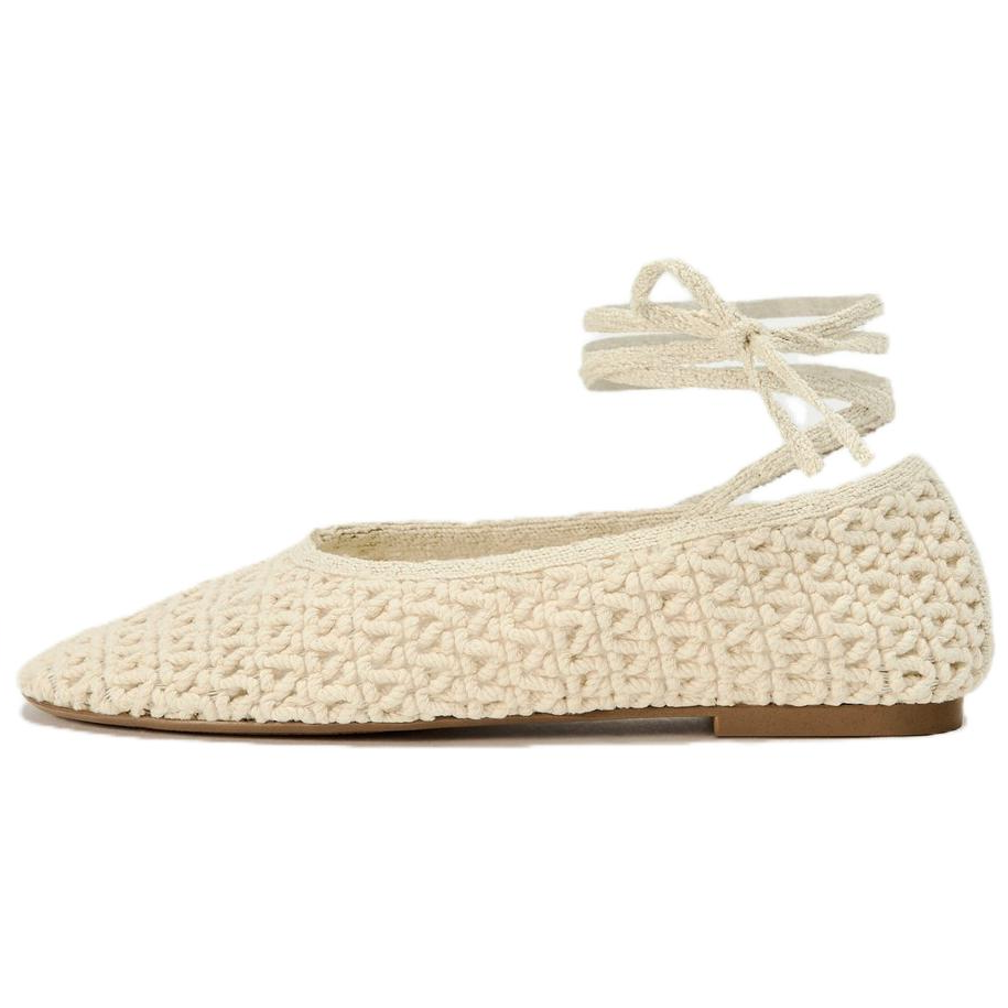 ZARA Casual Single Shoes Women's Yellow