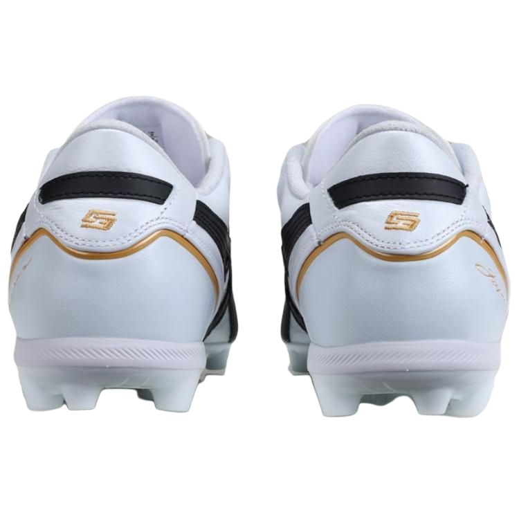 Asics C3 AG Rubber Short Studs TF Rubber Broken Studs Artificial Ground Soccer Shoes Men's White