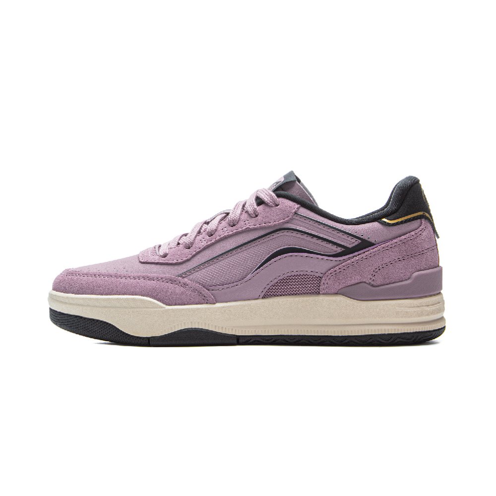 LiNing Moon Glaze Slip Resistant, Abrasion Resistant, Breathable Low Top Skateboard Shoes Women's Purple