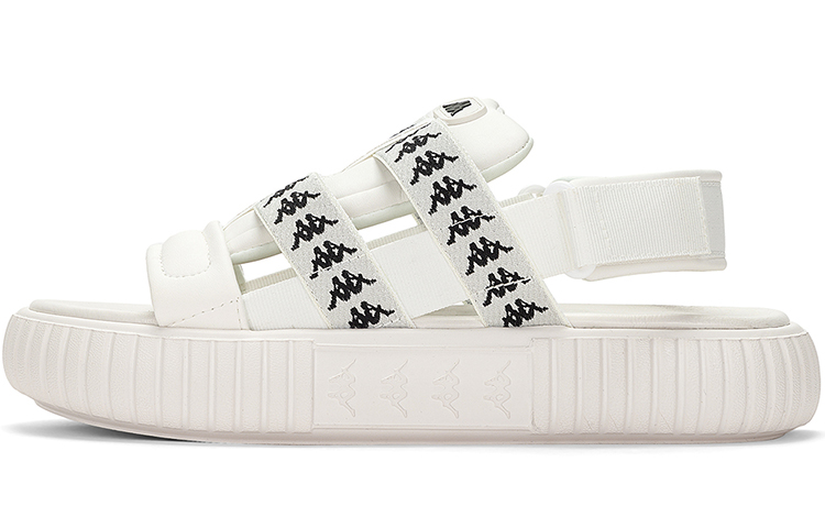 Kappa Sports Sandals Unisex White Black