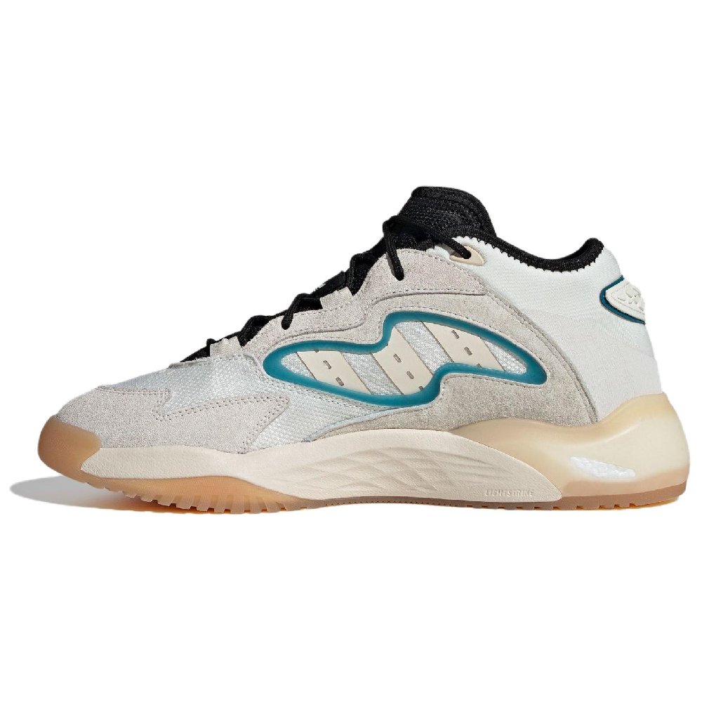 Adidas Originals Streetball Anti-Slip Wear-Resistant Low-Top Casual Shoes Unisex White Black