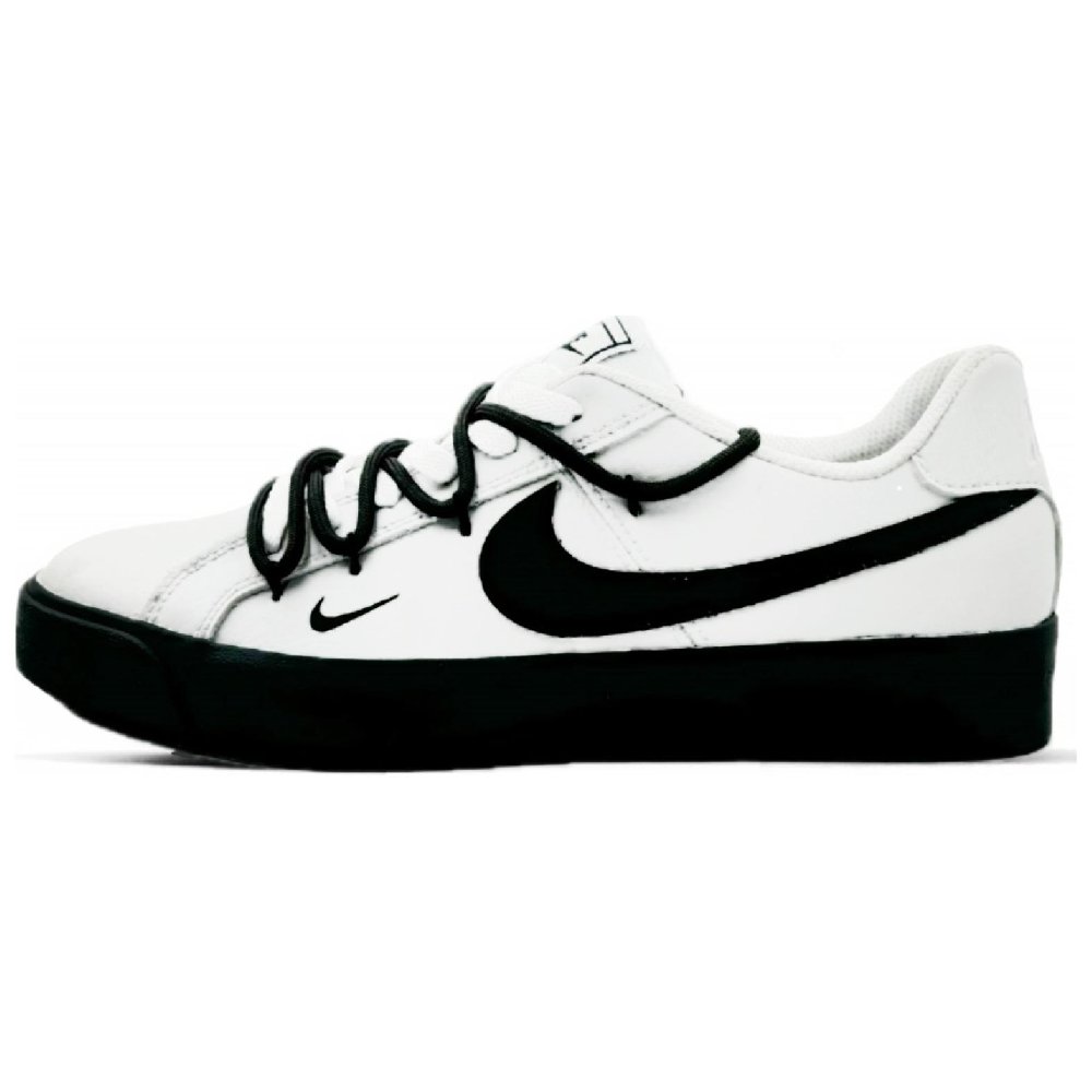 Nike Court Royale Non-slip Lightweight Low-Top Skateboard Shoes Unisex Gray