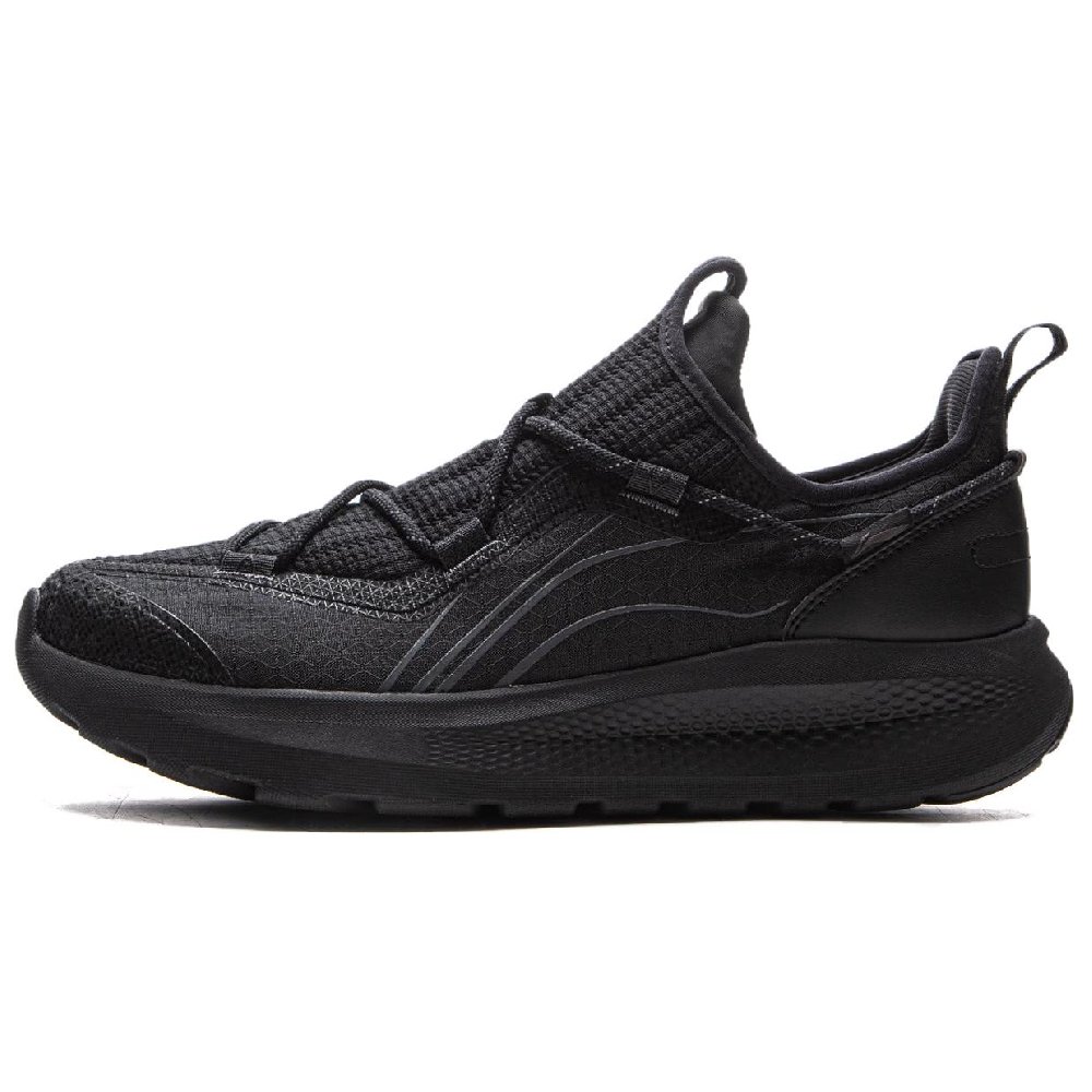 LiNing Anti Slip Wear Resistant Low Top Casual Shoes Men's Black