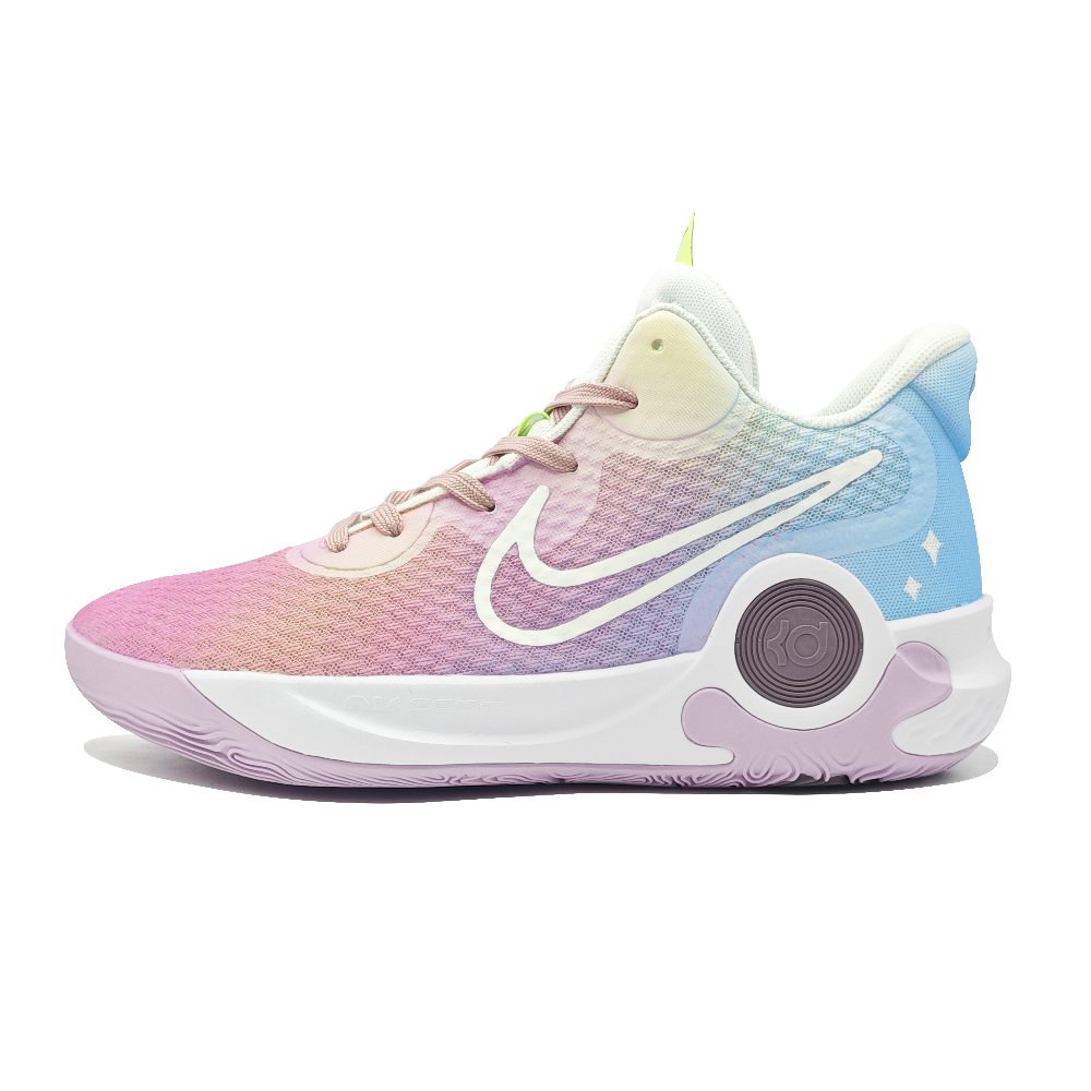 Nike KD Trey 5 IX Cushioning Anti-Slip And Wear-Resistant Mid-Top Vintage Basketball Shoes Unisex Blue Pink