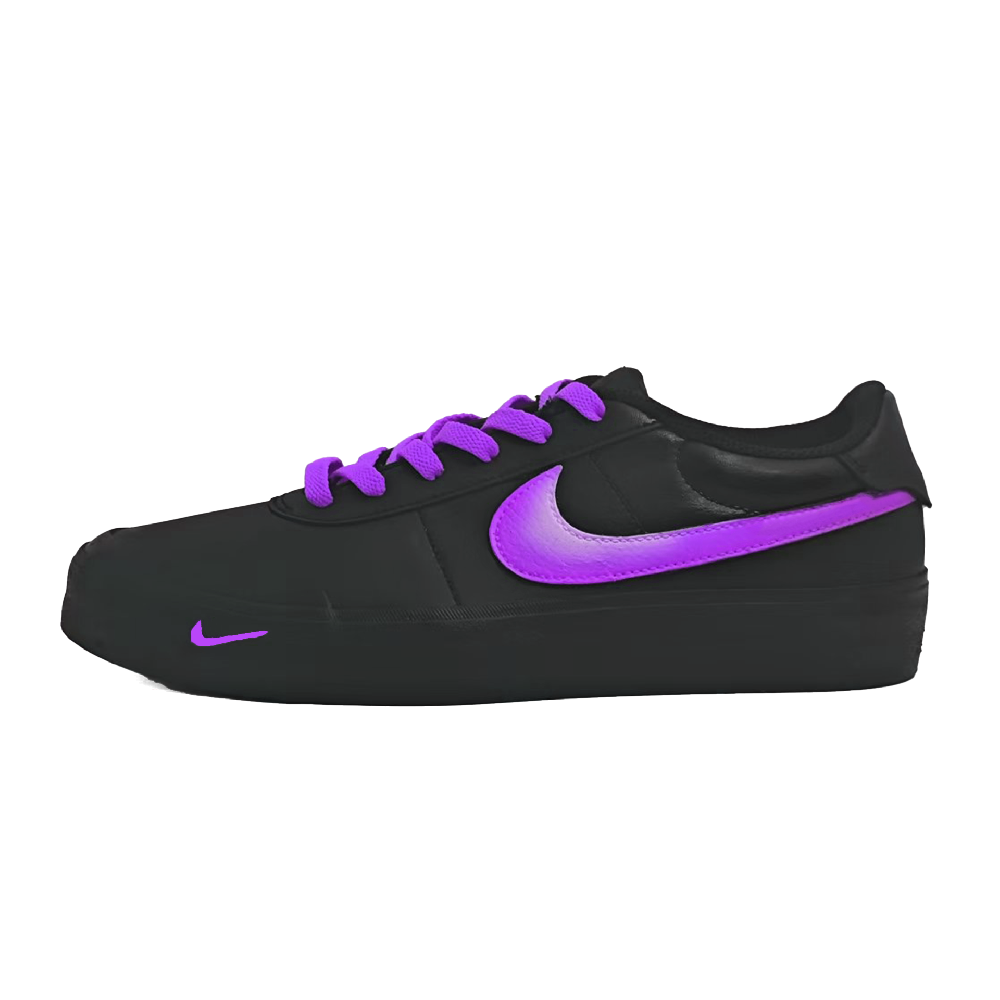 Nike Court Shot Radiant Purple Slip Resistant, Abrasion Resistant, Lightweight Low Top Skateboard Shoes Unisex Purple