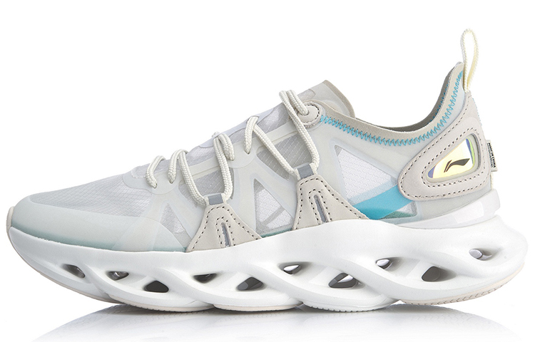 LiNing Li Ning Arc Low-Top Running Shoes Men's Pearl White