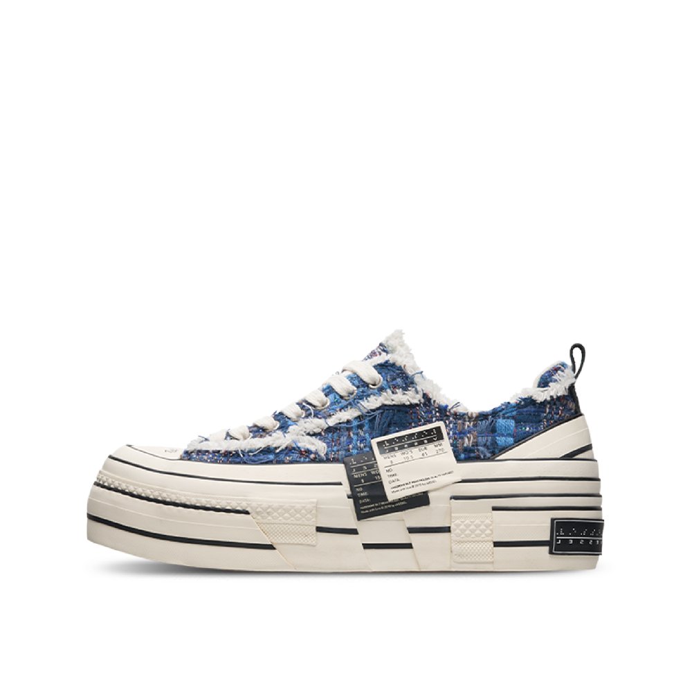 XVESSEL Skateboard Shoes Unisex Low-Top Blue