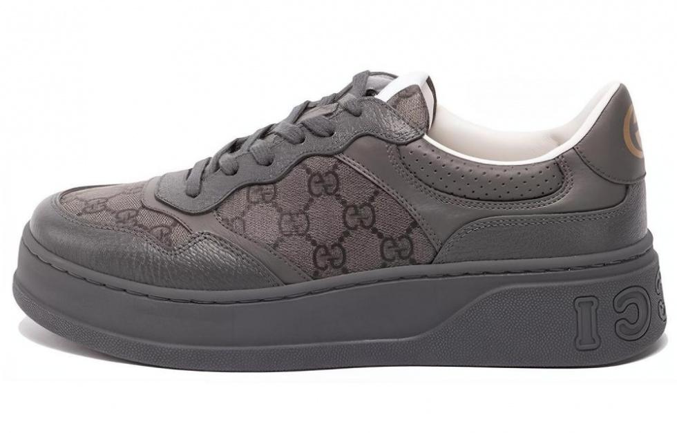 GUCCI Lace Up Sneaker 'GG Monogram Grey'