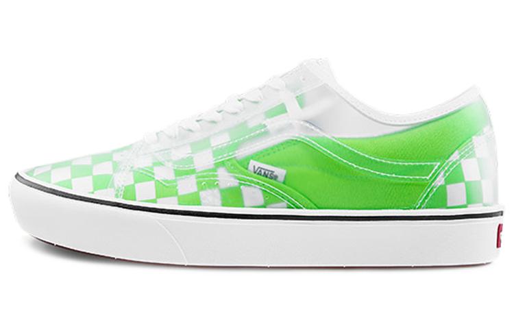 Vans ComfyCush Slip Skool Checkerboard Green Gecko