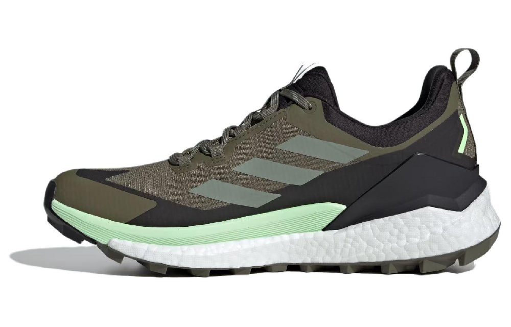 Adidas Terrex Free Hiker 2.0 Low Gore Tex Olive Strata Silver Green Core Black