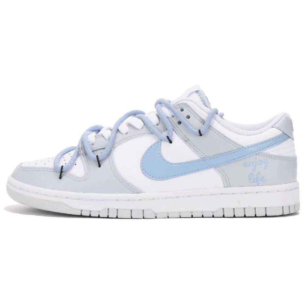 Nike Dunk 'Pure Platinum' Anti-Slip Wear-Resistant Low-Top Skateboard Shoes Men's Gray Blue