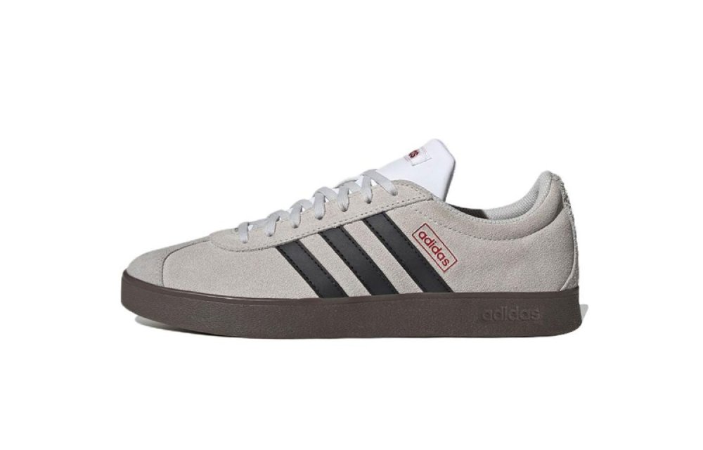 Adidas Neo VL Court Lifestyle Oath Anti Slip Wear Resistant Low Top Skateboard Shoes Unisex Red White