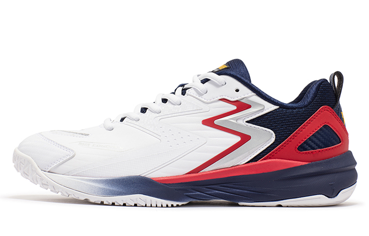 361° Victory, Badminton Cushioning, Slip Resistant, And Abrasion Resistant Low Top Training Shoes Unisex White/Indigo