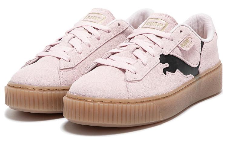 PUMA Suede Platform Shoes 'Pink Black Gum' Women's купить в интернет-магазине Yoocart с быстрой доставкой по России.