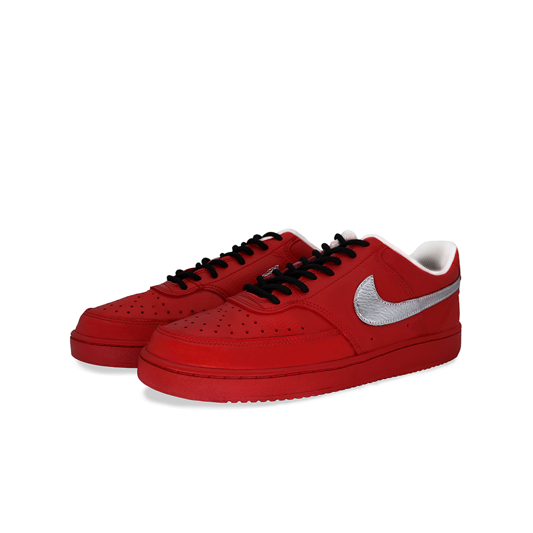 Nike Court Vision Flame Frost Star, Fashion Versatile Coverage Low top Skateboard Shoes Men's Red Silver купить в интернет-магазине Yoocart с быстрой доставкой по России.