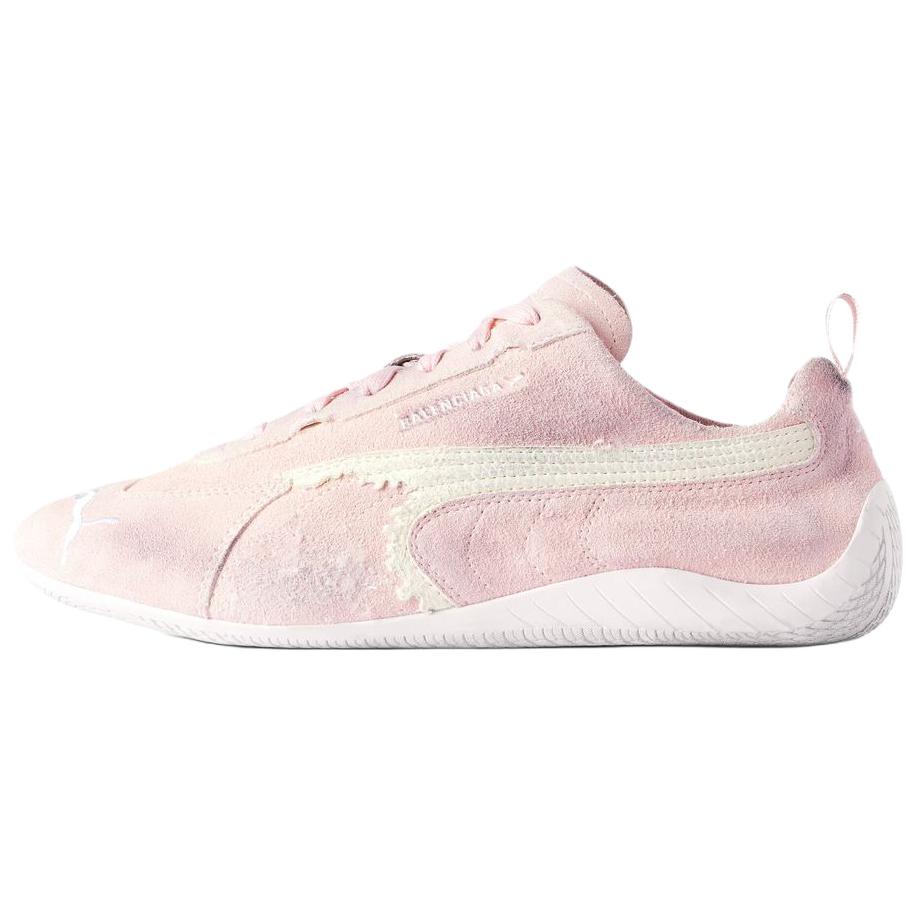 PUMA x Balenciaga Speedcat Thin Sole Shoes Low Top Casual Shoes Women's Pink