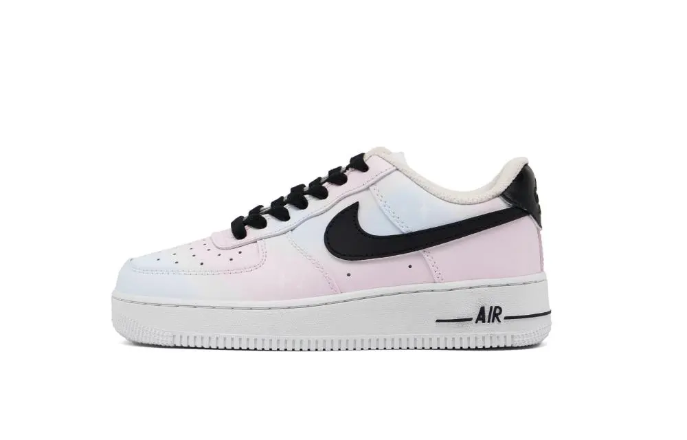 Nike Air Force 1 Abrasion Resistant Low top Skateboard Shoes Women's Light Pink