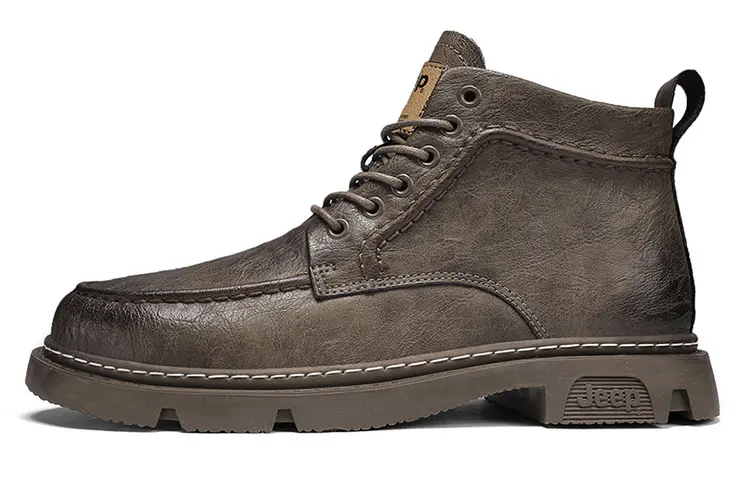 Jeep Short Martin Boot Men's Khaki