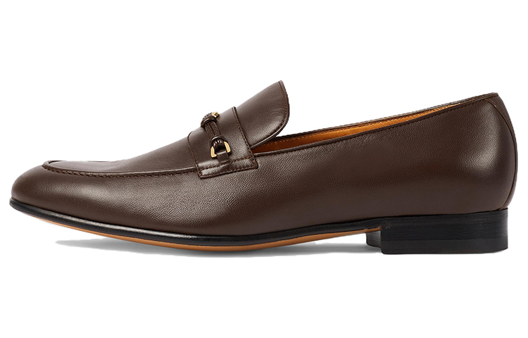 GUCCI Interlocking G Leather Loafers