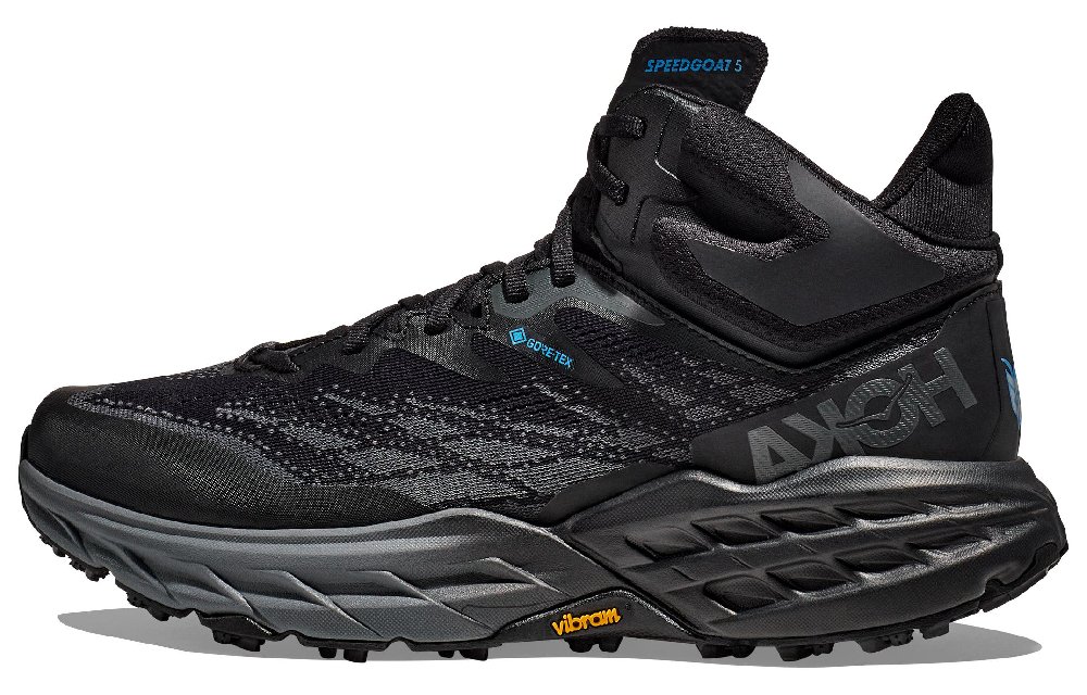 HOKA ONE ONE Speedgoat 5 Mid Gore Tex Triple Black