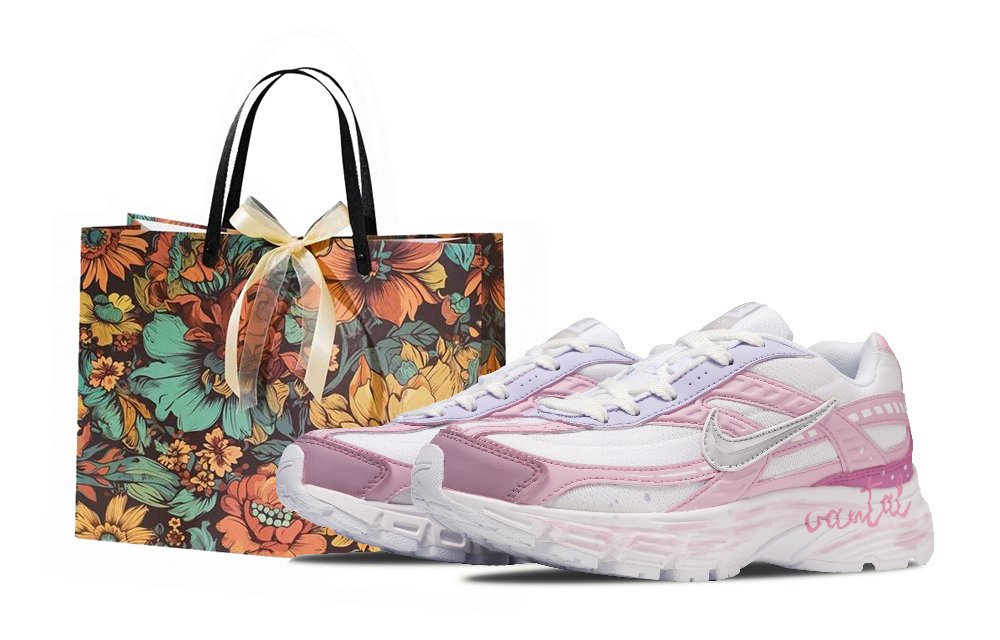 Nike Initiator Abrasion Resistant Low Top Casual City Commute Running Shoes Women's Purple Pink