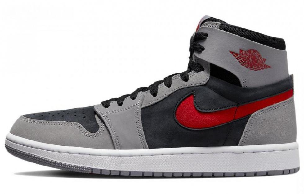 JORDAN 1 High Zoom Air Cmft 2 Black Fire Red Cement