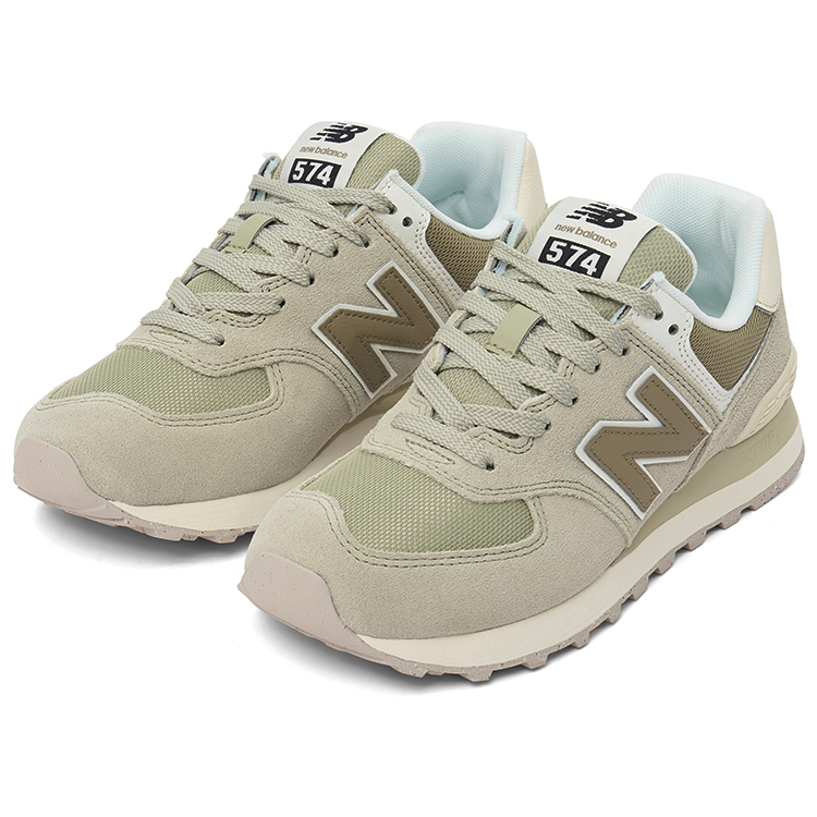 New Balance 574 Olivine Dark Stoneware Women's