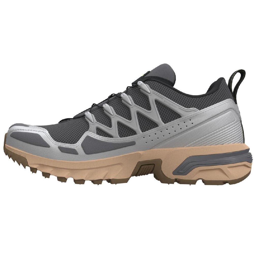 SALOMON ACS + OG Abrasion Resistant Support Low Top Running Shoes Unisex Stone Gray