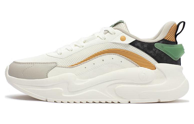 361° Yunshu 4.0 Durable Breathable Low-Top Casual Shoes Men's White Yellow