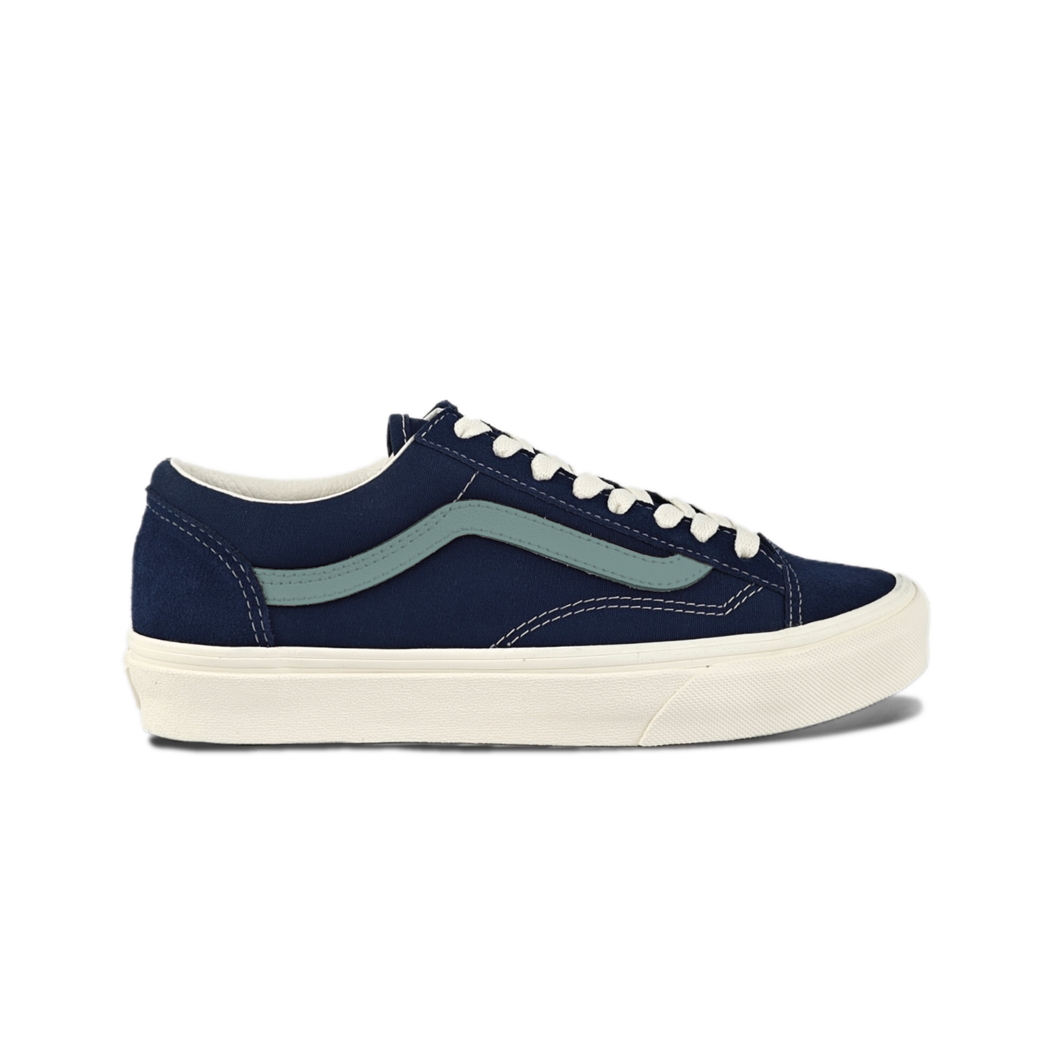 Vans Style 36 Suede Anti Slip Wear Resistant Low Top Skateboard Shoes Unisex Blue Green купить в интернет-магазине Yoocart с быстрой доставкой по России.